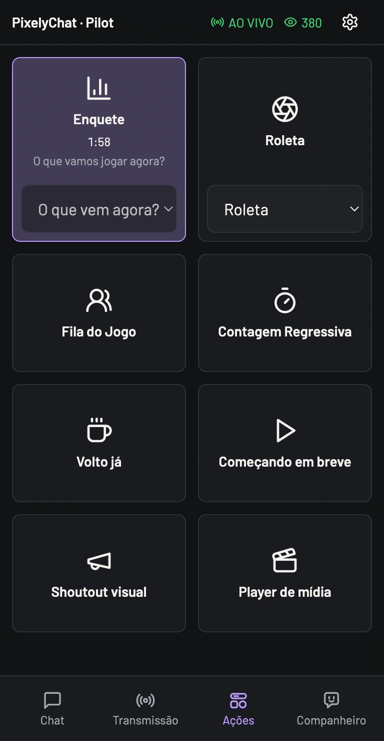 Ações